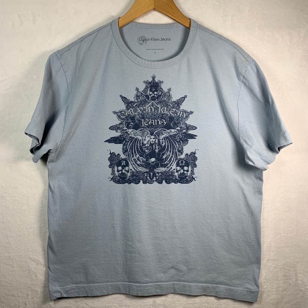 Calvin Klein Jeans Mens Graphic T Shirt size XL